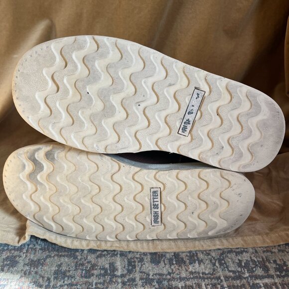 Irish Setter Ashby Work Boots Men 9 D Moc Toe Safety Toe Brown Leather Thrashed - Picture 2 of 11